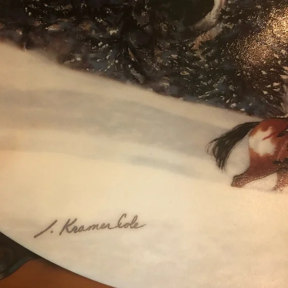 Wolf Ridge Decorative Plate - Picture 2 of 3